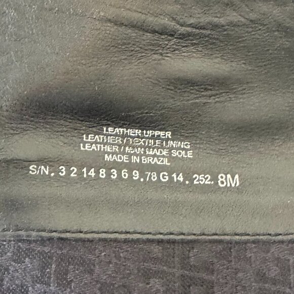 Tory Burch Claremont Quilted Pattern Leather Riding Boots Black - Picture 16 of 16